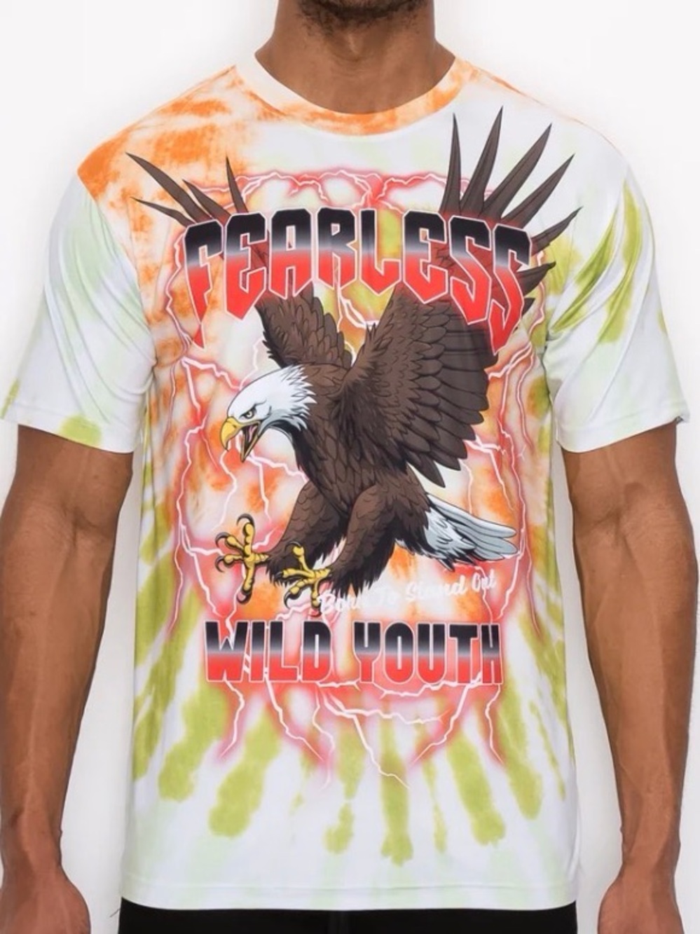 NWT Victorious Men's Forever Strong & Fearless Wild Eagle T-Shirt #0056